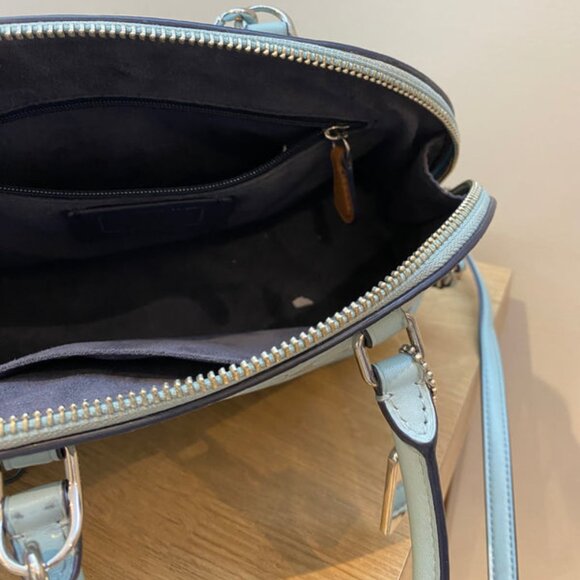 Coach F55450 Mini Sierra Satchel in Signature Debossed Patent Leather - Picture 7 of 7